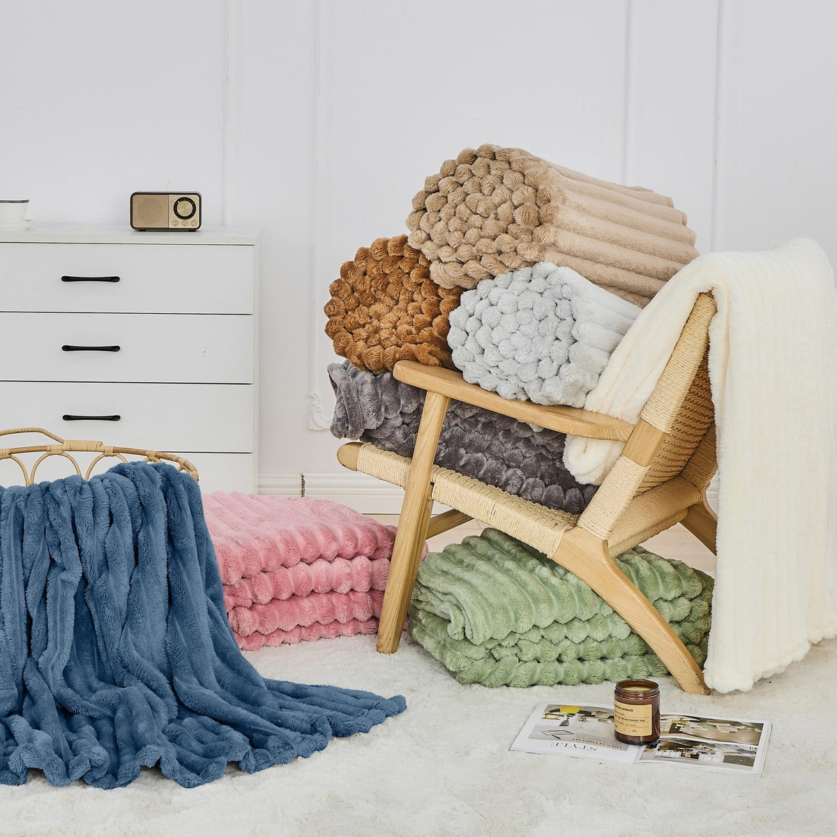 ⛄2026 Hot Sale 🔥Popular Thickened Plush Nap Blanket
