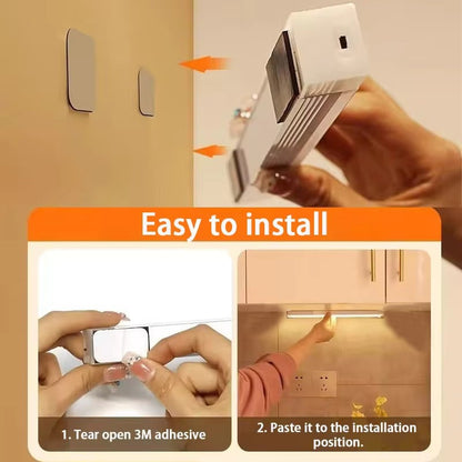 💡Punch-free Smart Sensor Magnetic Rechargeable LED Lights