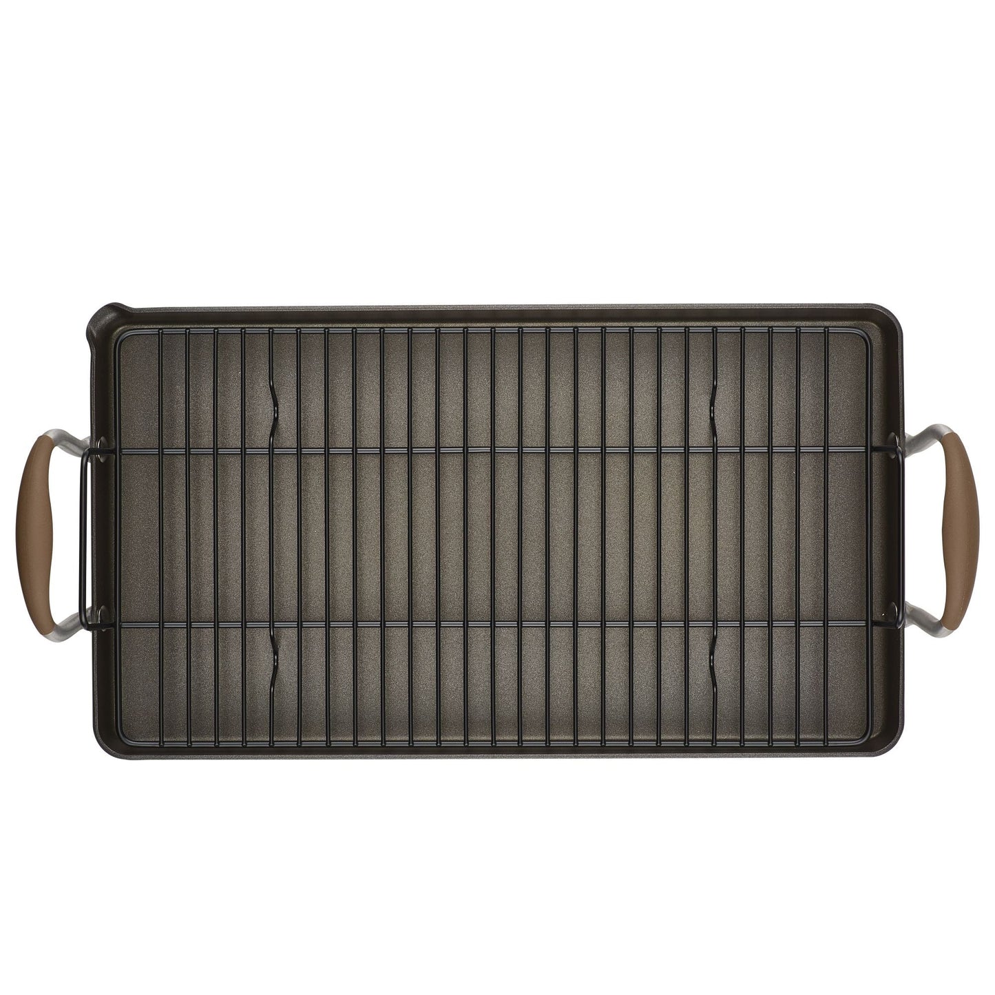10 x 18-Inch Double Burner Griddle with Multi-Purpose Rack