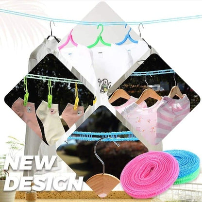 Windproof Non-Slip Clothesline(32 ft)