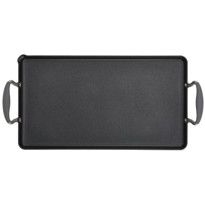 10 x 18-Inch Double Burner Griddle with Multi-Purpose Rack